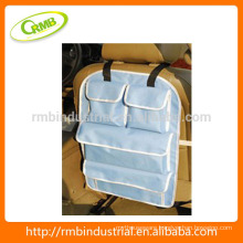 Multi-functional Car back seat bag/ organizer; seat back hanging storage with CD holder